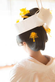 写真:和装結婚式23、白無垢
